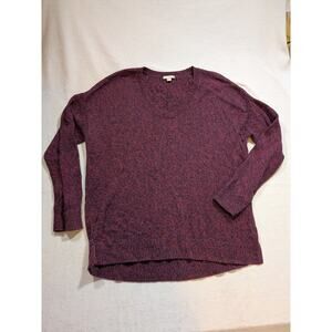 gap red and black 100% cotton sweater size M‎